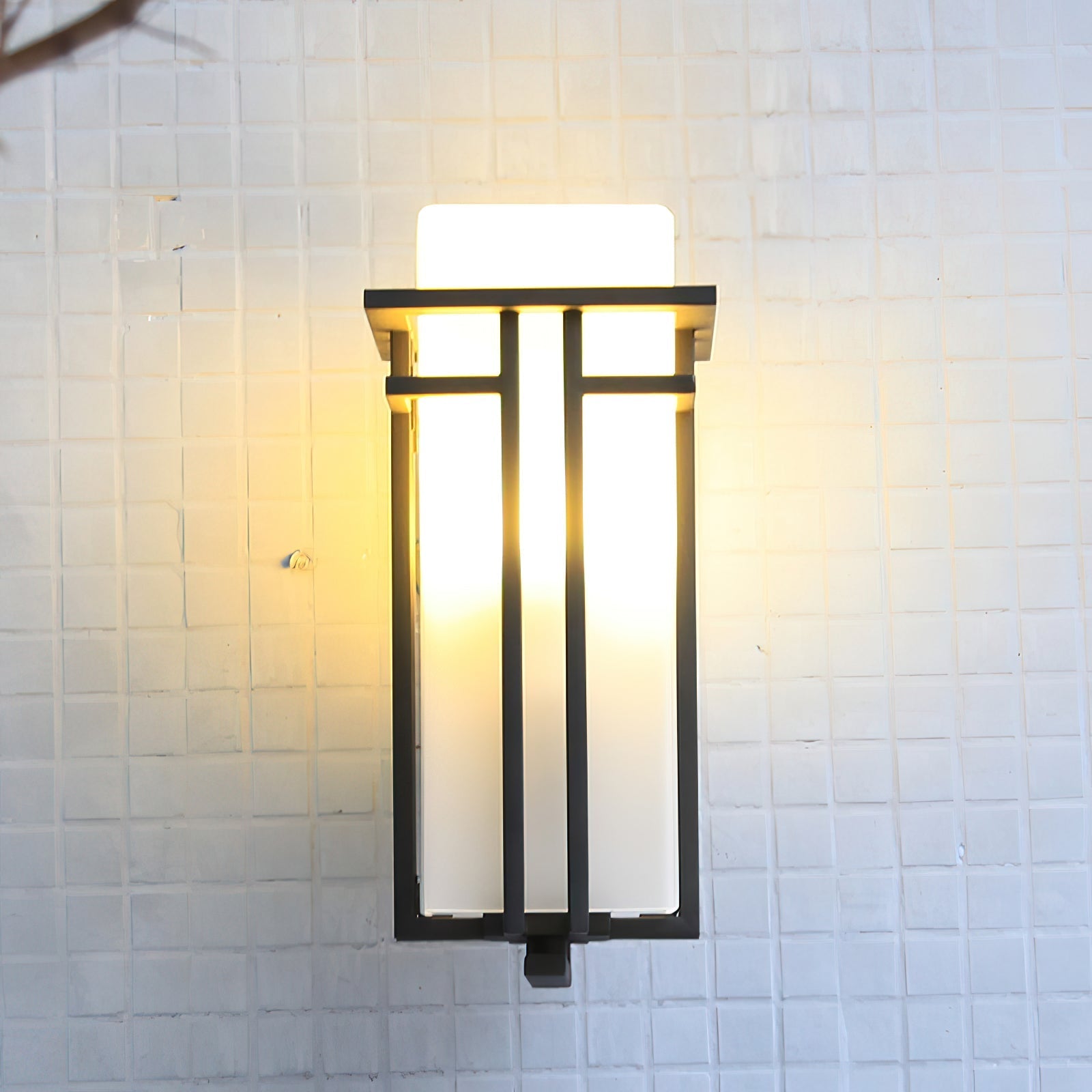 VelaLux Außenwandleuchte Modern E27 Schwarz für Terrasse