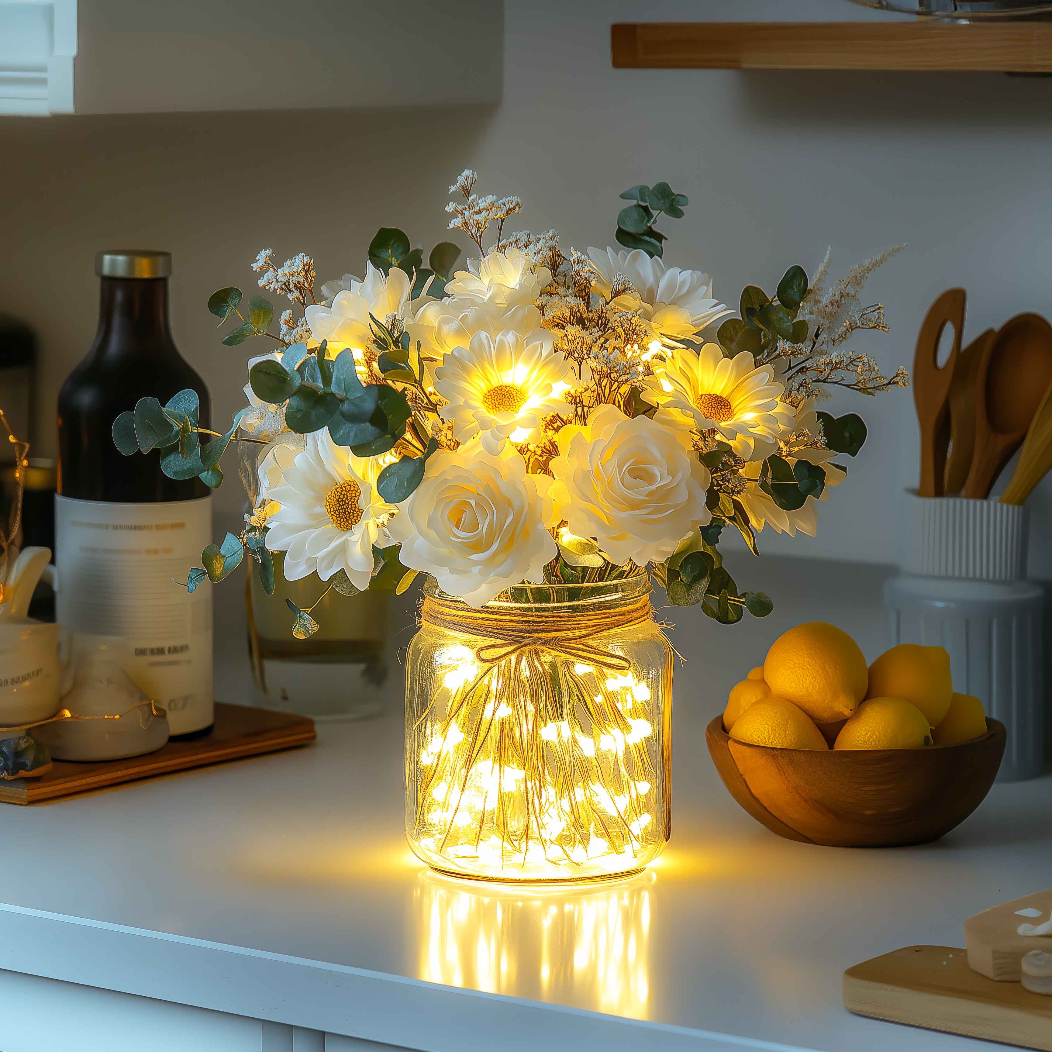 BloomGlow Bouquet – LED Deko-Lampe warmweiß für Wohnzimmer