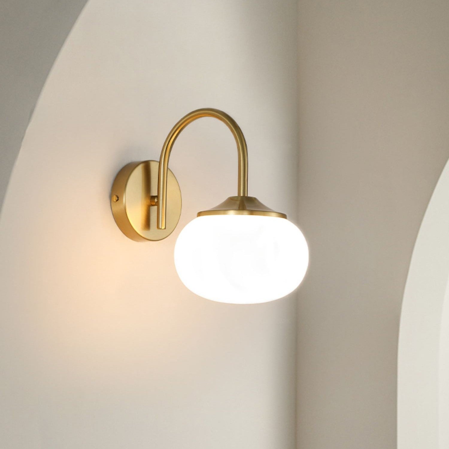 SoftGlow Marshmallow LED-Wandlampe – Modern Weiß Wohnzimmer & Flur