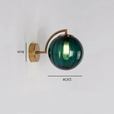 GlansVee - Minimalistische Glas-Wandleuchte