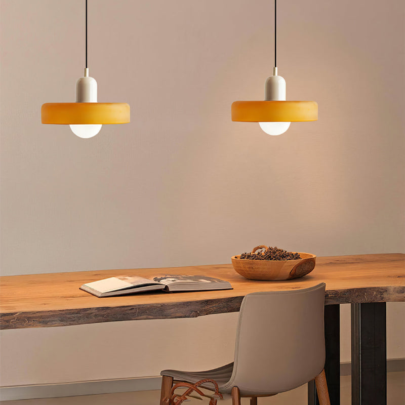 Verstellbare Bauhaus Pendelleuchte aus Glas – Esszimmer & Wohnzimmer Beleuchtung
