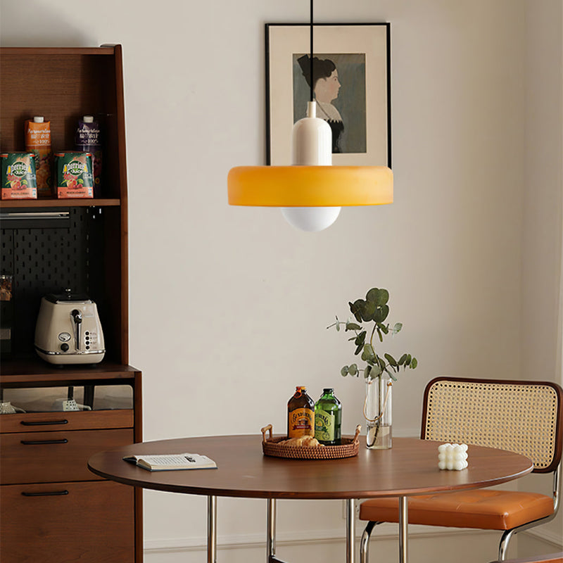 Verstellbare Bauhaus Pendelleuchte aus Glas – Esszimmer & Wohnzimmer Beleuchtung