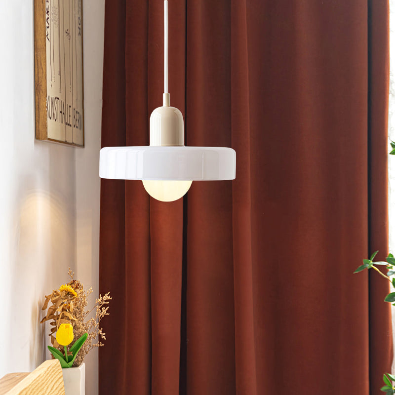 Verstellbare Bauhaus Pendelleuchte aus Glas – Esszimmer & Wohnzimmer Beleuchtung