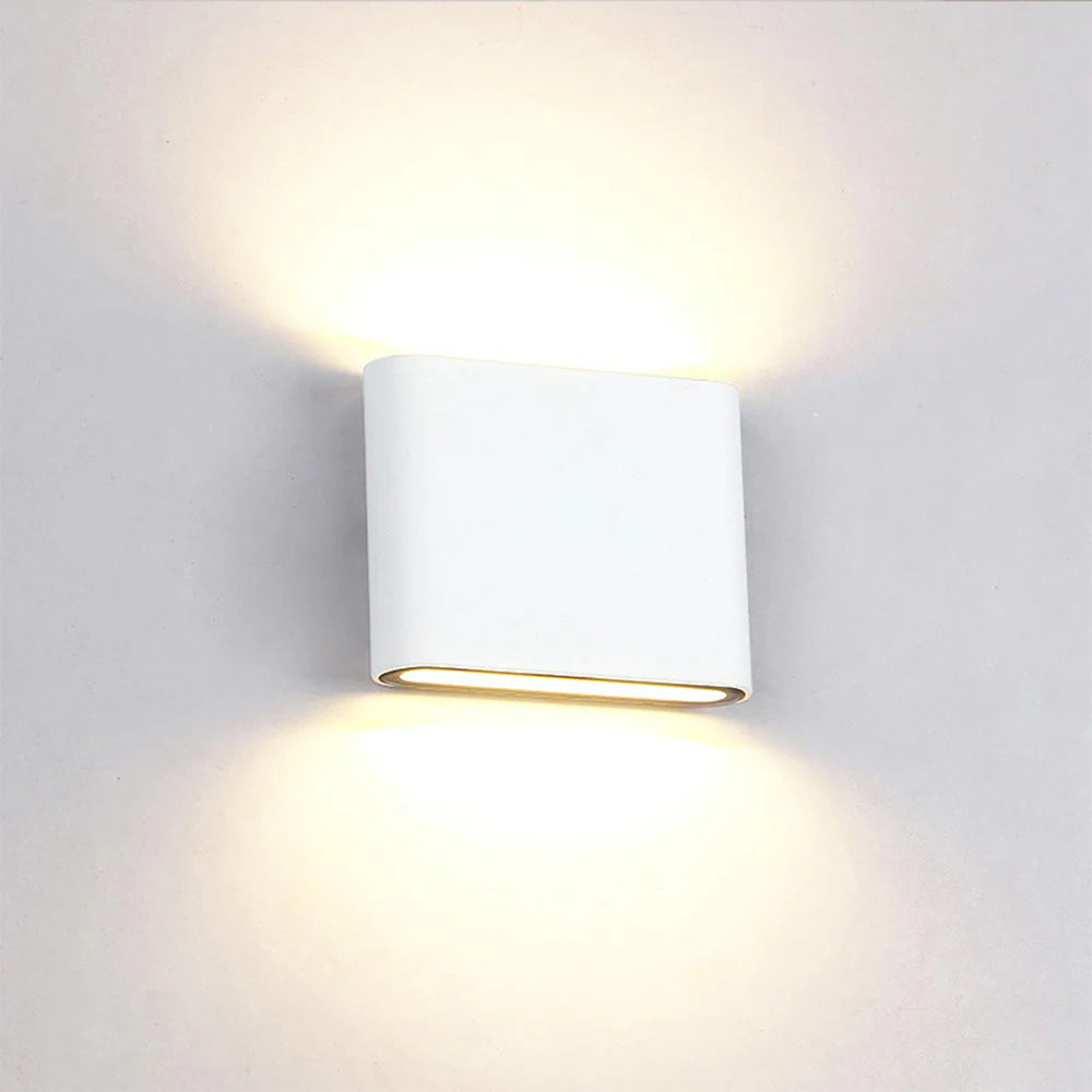 Moderne wasserdichte LED Wandleuchte doppelte Lichtquelle