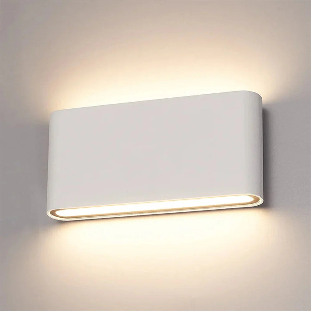 Moderne wasserdichte LED Wandleuchte doppelte Lichtquelle