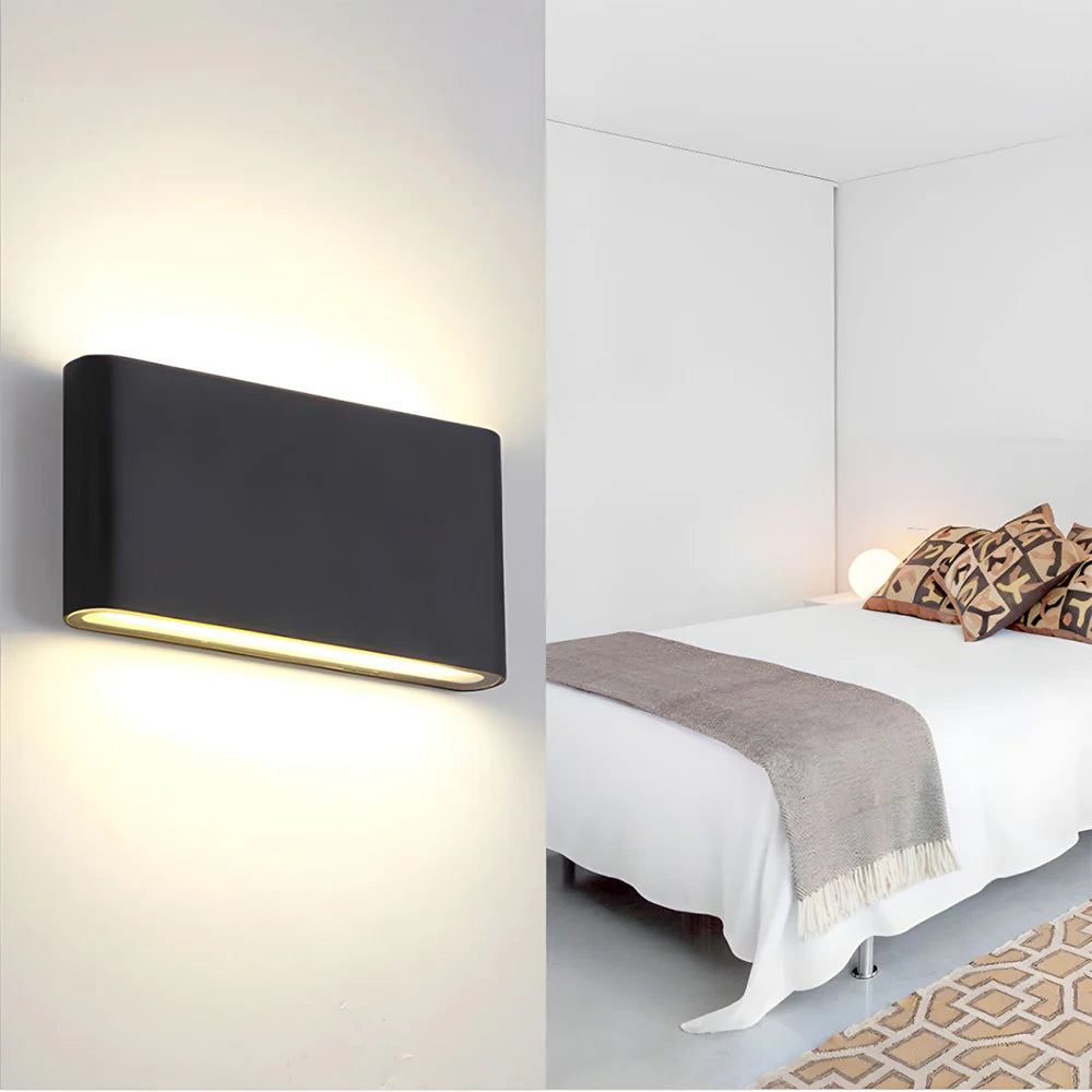 Moderne wasserdichte LED Wandleuchte doppelte Lichtquelle