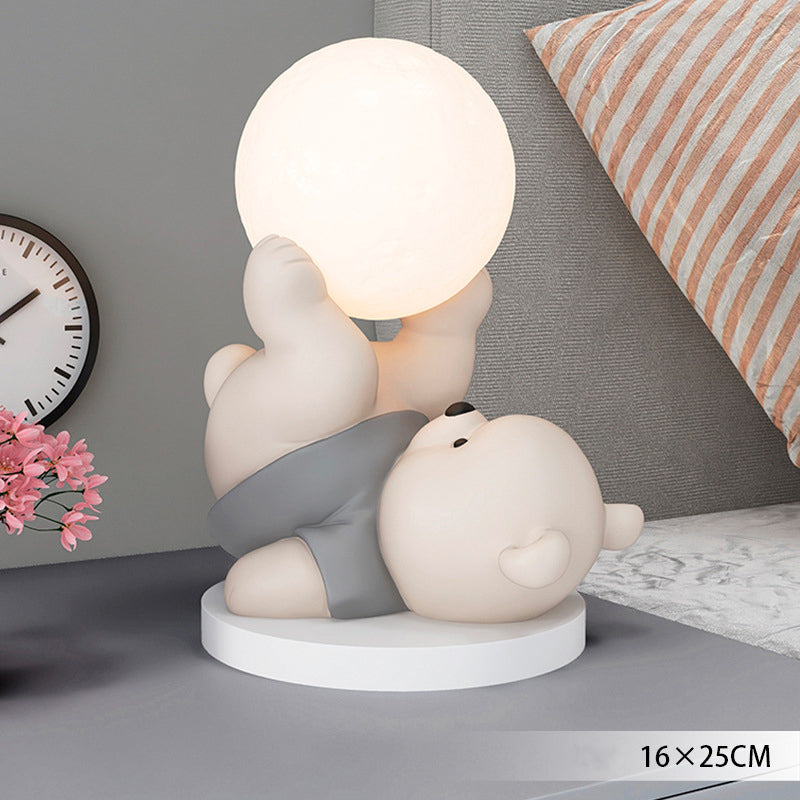 LumiBear Touch Tischlampe – Niedlicher Teddybär LED Nachtlicht Kinderzimmer