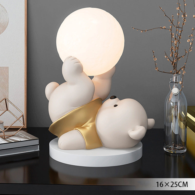 LumiBear Touch Tischlampe – Niedlicher Teddybär LED Nachtlicht Kinderzimmer