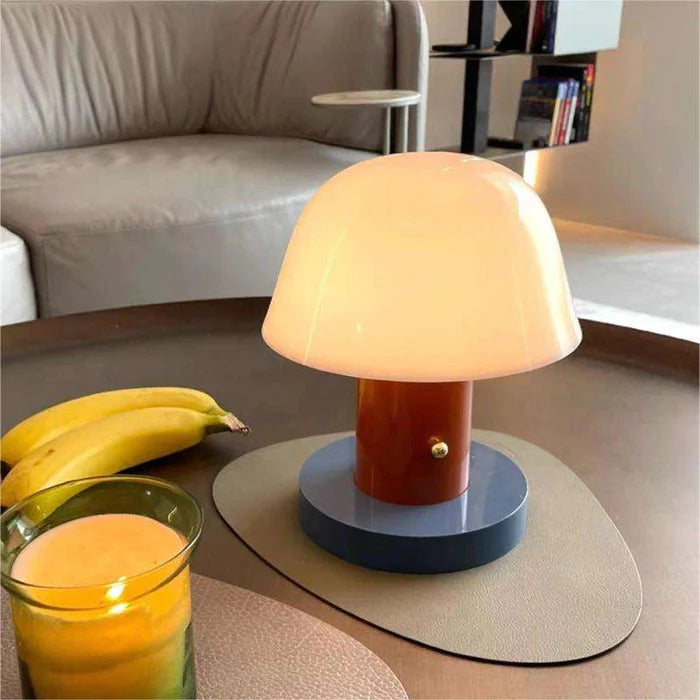 Moderne Tischlampe in Pilzform – LED – Warmes Licht für Wohnzimmer