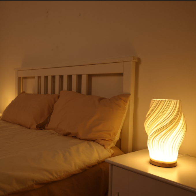 Wavelight I Moderne Design-Tischleuchte mit dimmbarer Beleuchtung