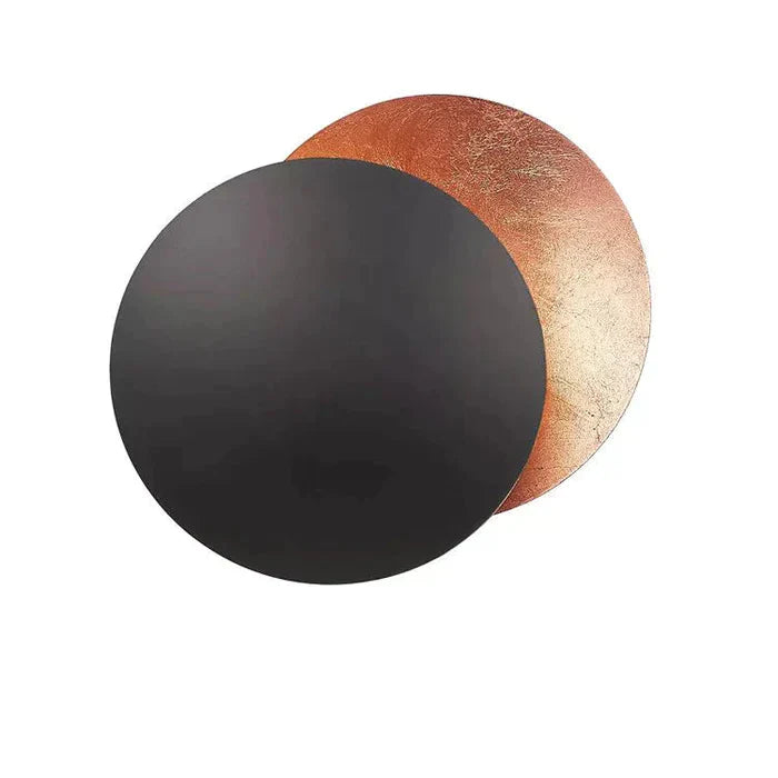 Soluno Wandleuchte – Solar, Eclipse-Design, Schwarz, Für Garten