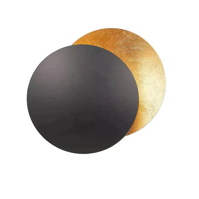 Soluno Wandleuchte – Solar, Eclipse-Design, Schwarz, Für Garten