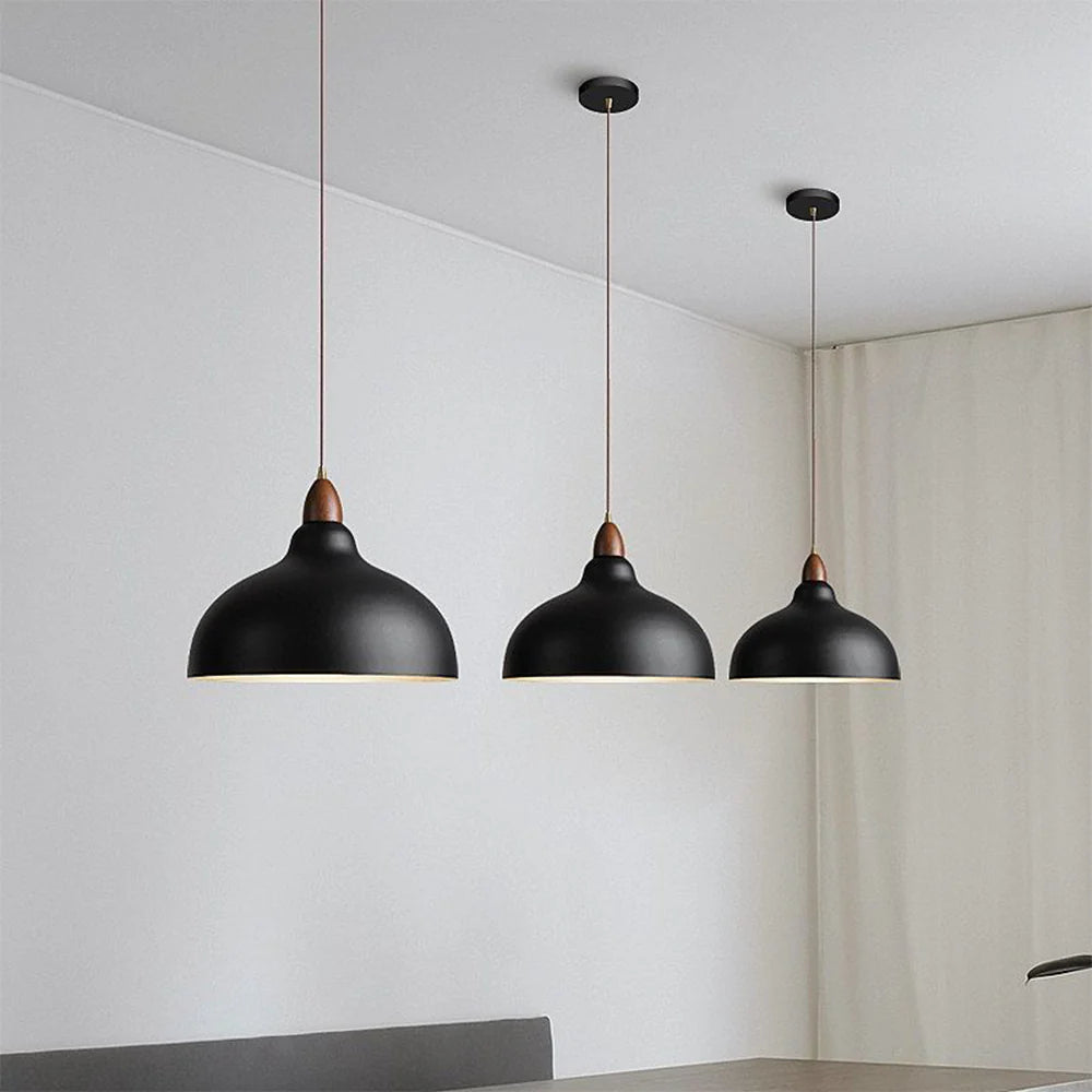 LumoSwing Hängelampe modern – dimmbar, schwarz, für Esszimmer