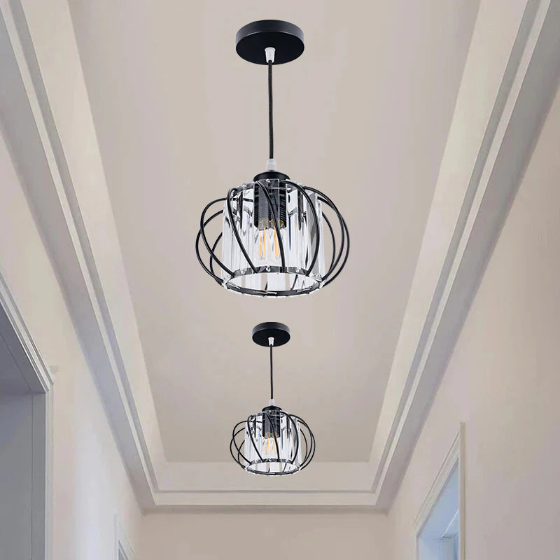 Nordische Pendelleuchte Glas – LED – Kugelform – Flur & Wohnzimmer