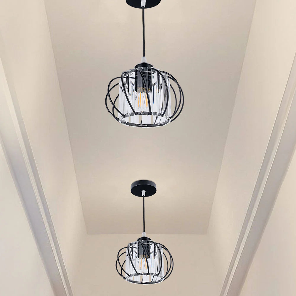 Nordische Pendelleuchte Glas – LED – Kugelform – Flur & Wohnzimmer
