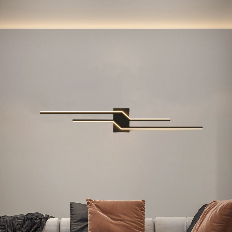 AetherGlow Moderne Wandleuchte - Elegantes Metall- und Acryldesign für Wohnzimmer oder Schlafzimmer