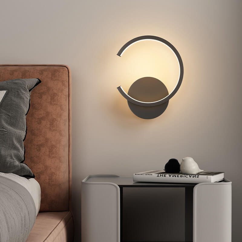 LumaRond – Runde LED-Wandleuchte mit Verstellbarem Arm