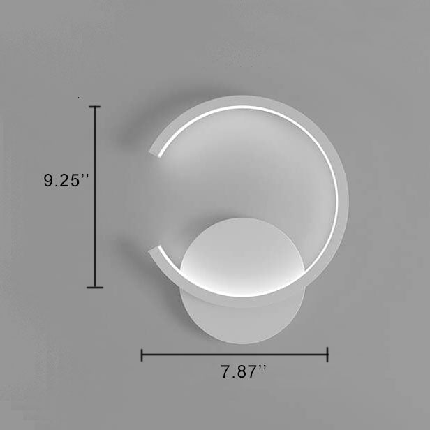 LumaRond – Runde LED-Wandleuchte mit Verstellbarem Arm