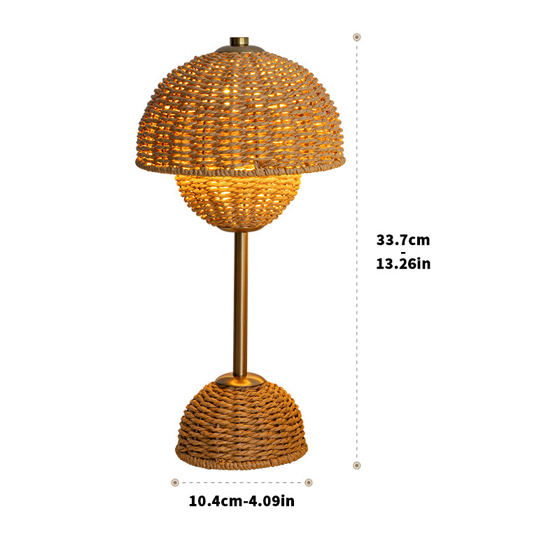 LumiBambus Gartenlampe – Solar, Bambusoptik, Warmweiß, Terrasse