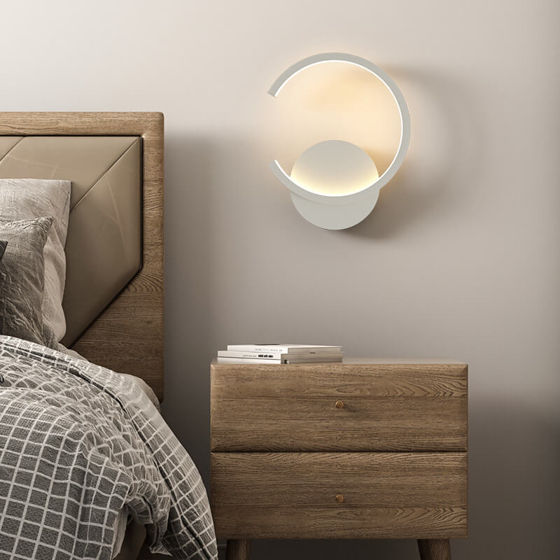 LumaRond – Runde LED-Wandleuchte mit Verstellbarem Arm