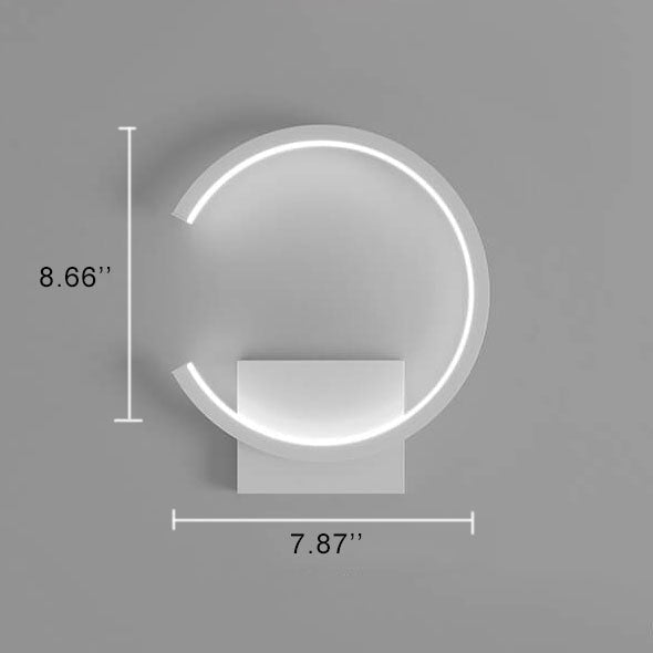 LumaRond – Runde LED-Wandleuchte mit Verstellbarem Arm