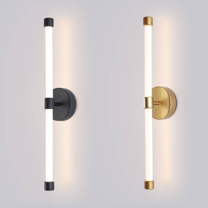 LumoLux - Moderne LED-Wandleuchte - Schwarz und Gold für Wohnzimmer