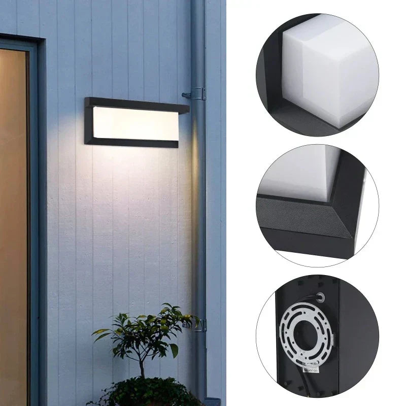 ViviLight – LED Außenwandleuchte wasserdicht für Garten, Terrasse & Eingang