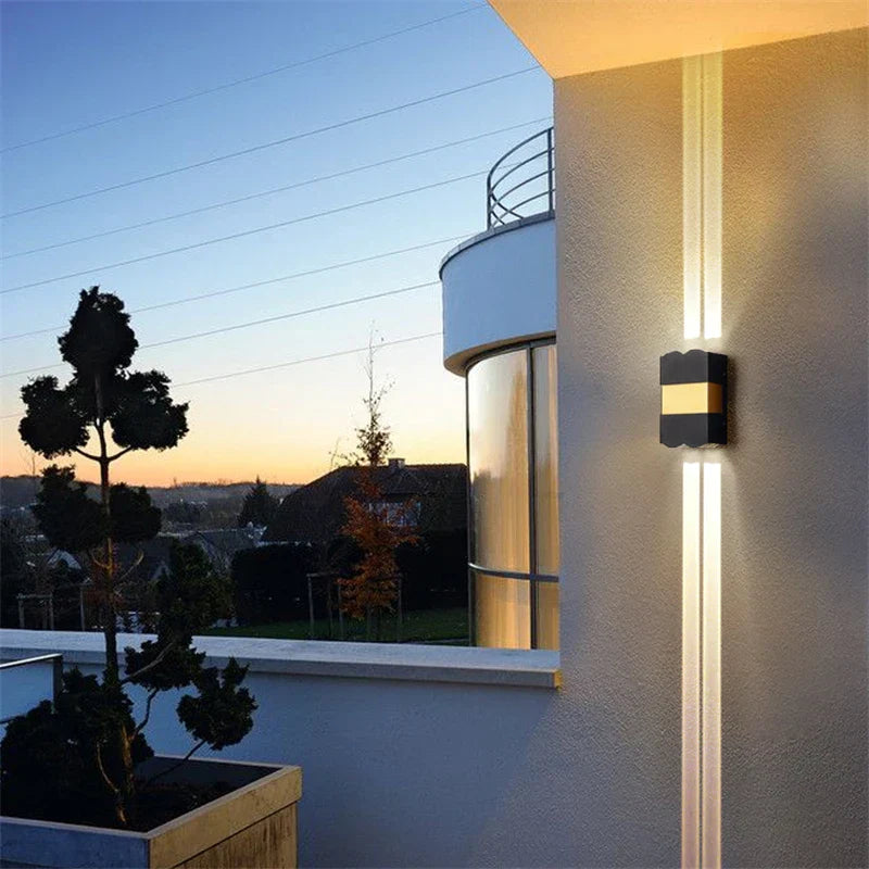 RainGuard Außenwandleuchte Modern LED IP65 Schwarz für Terrasse