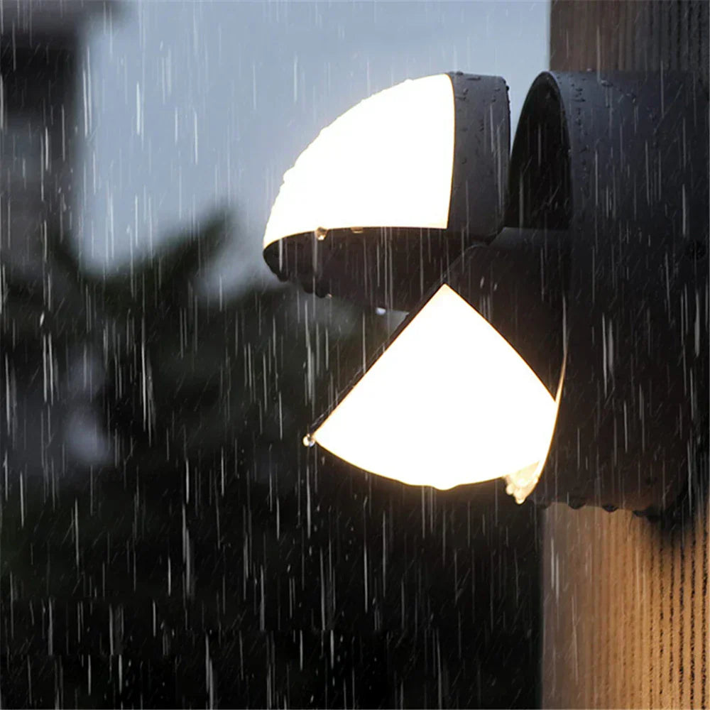 BrightEdge - Stilvolle LED-Wandleuchte für den Außenbereich