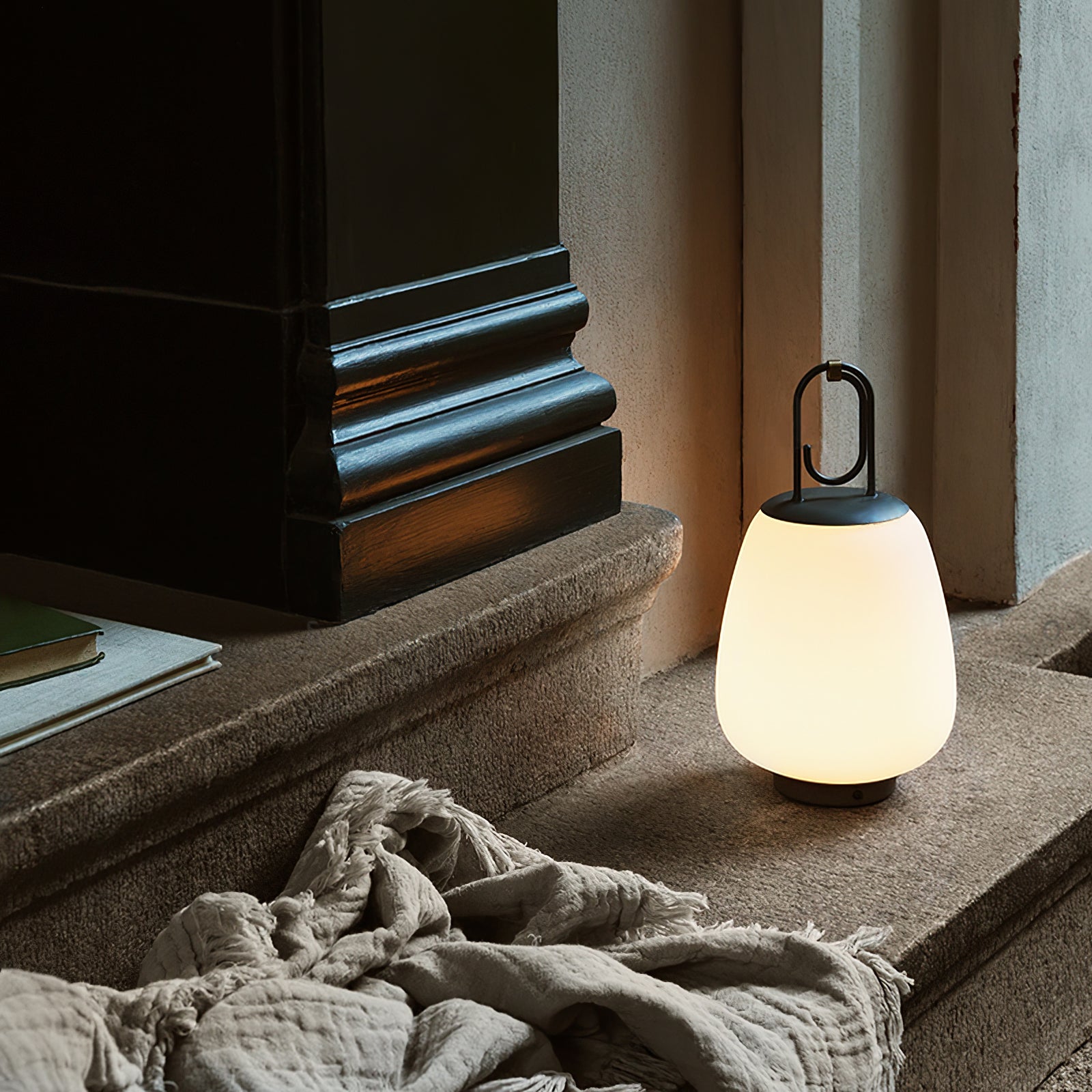 LuminaGo Tragbare Laternen-Tischlampe – Akku Warmweiß Garten & Terrasse