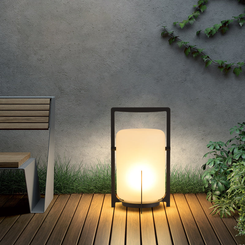 SolaLume Solarleuchte Modern für Terrasse IP65 Warmweiß Schwarz