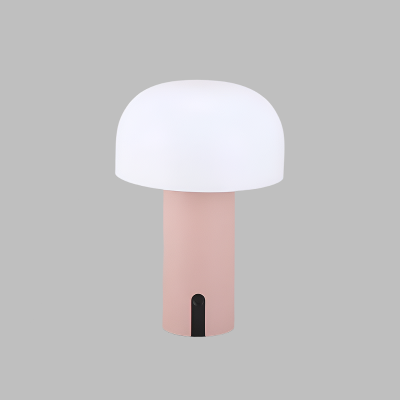 EuroPilz Tischlampe – Pilzform, Europäischer Stil, Weiß, für Wohnzimmer