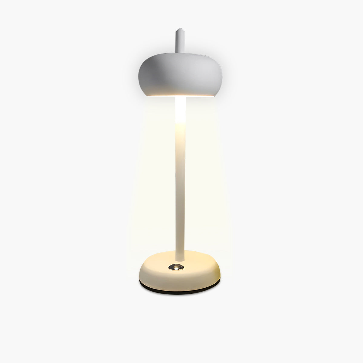 Rinova Minimalistische LED-Tischleuchte – Dimmbar Weiß für Wohnzimmer
