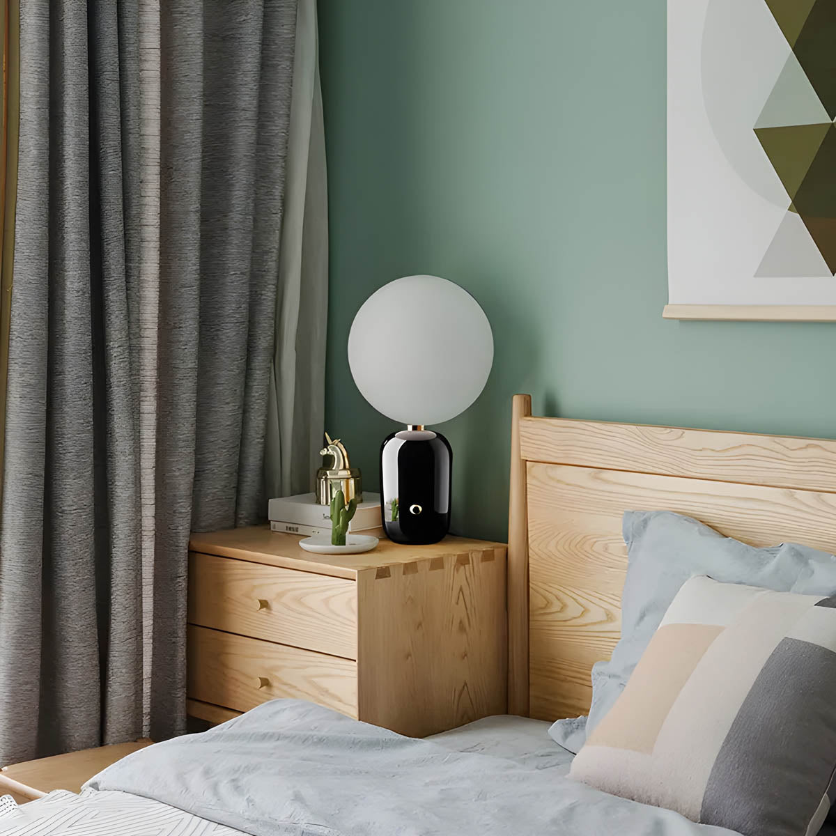 Raiso Moderne LED-Tischlampe – Minimalistisches Design Weiß Wohnzimmer