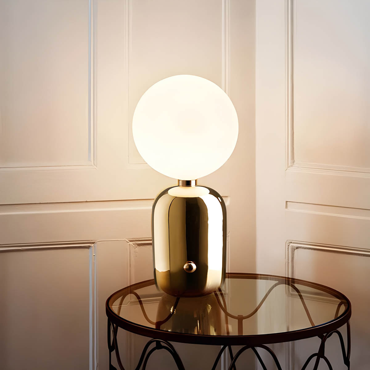 Raiso Moderne LED-Tischlampe – Minimalistisches Design Weiß Wohnzimmer