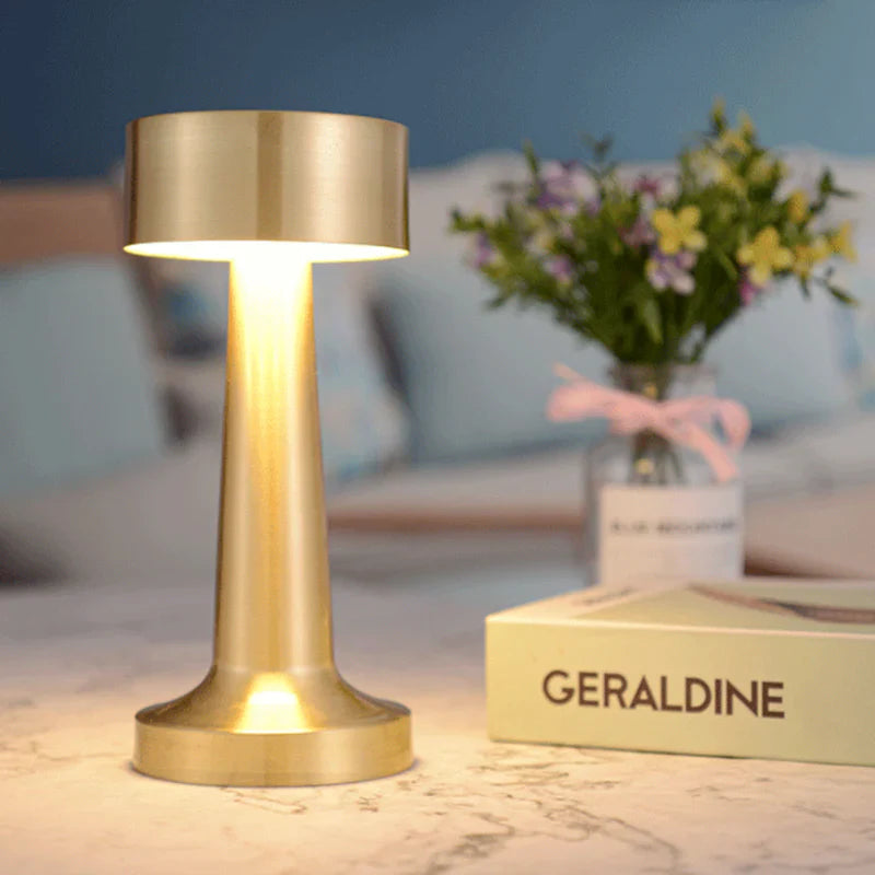 VivaGlow Design Lampe - Kabellose LED Lampe mit 3 Helligkeitsstufen