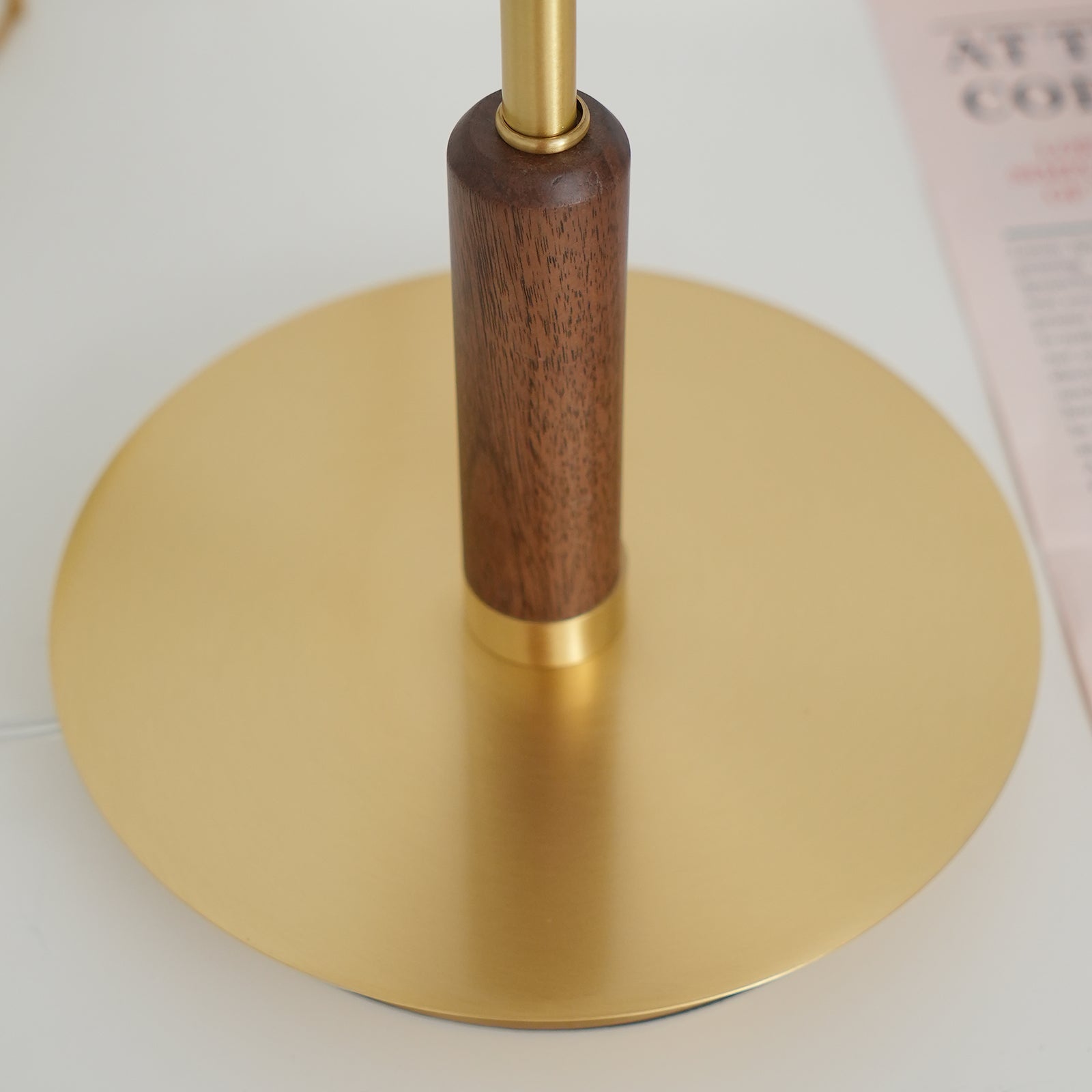 LumoRaldo Tischlampe Modern LED Gold Schwarz für Wohnzimmer