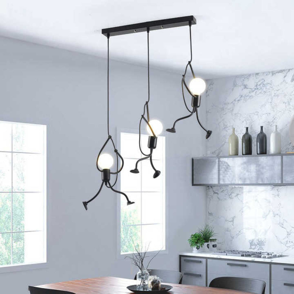 LightBuddy – Retro Deckenleuchte Vintage-Stil Metall Braun fürs Wohnzimmer