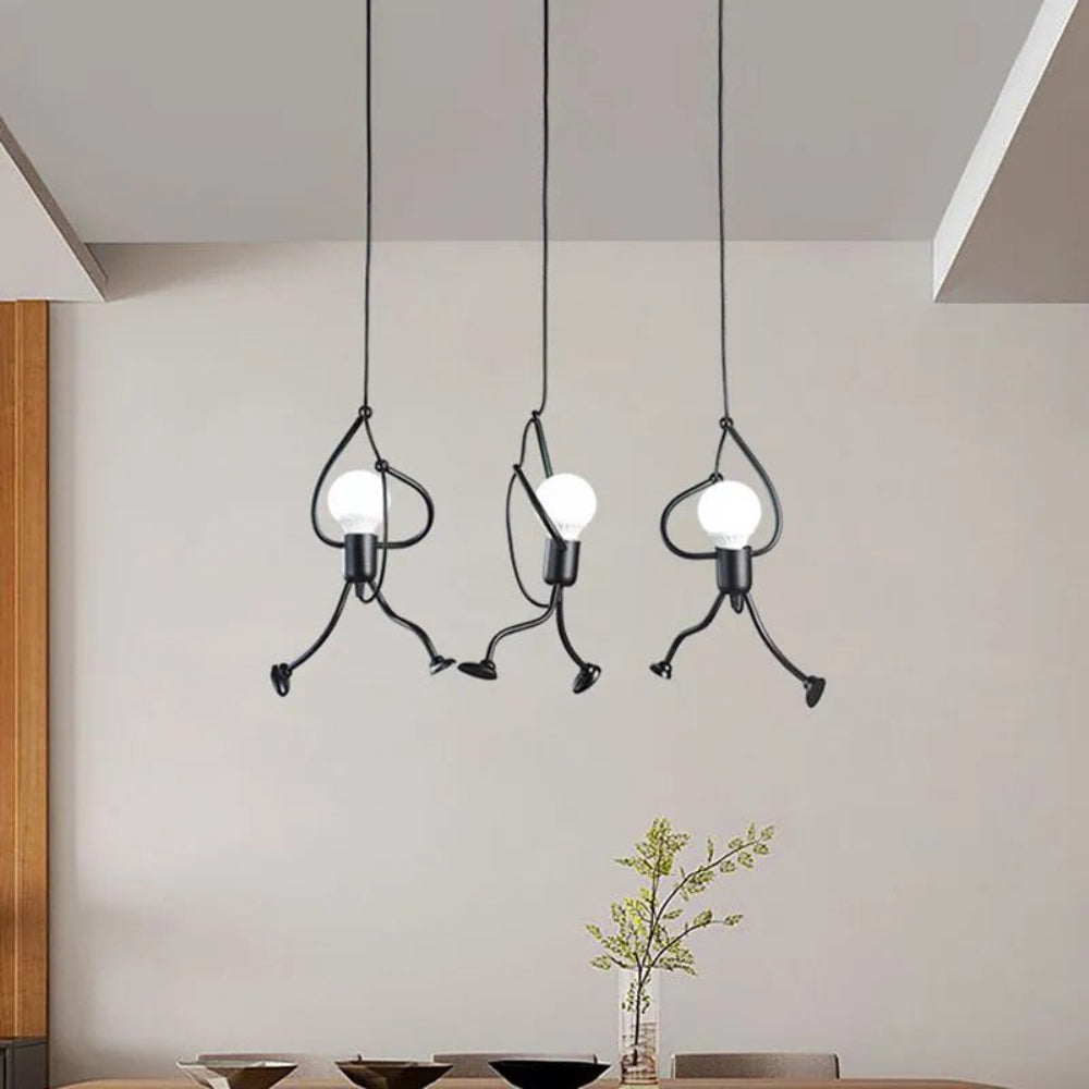 LightBuddy – Retro Deckenleuchte Vintage-Stil Metall Braun fürs Wohnzimmer