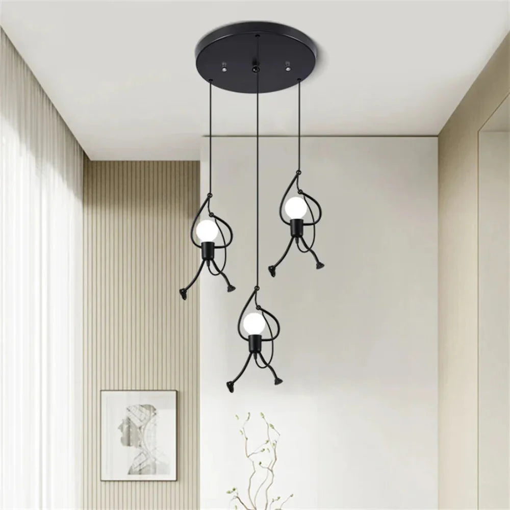 LightBuddy – Retro Deckenleuchte Vintage-Stil Metall Braun fürs Wohnzimmer