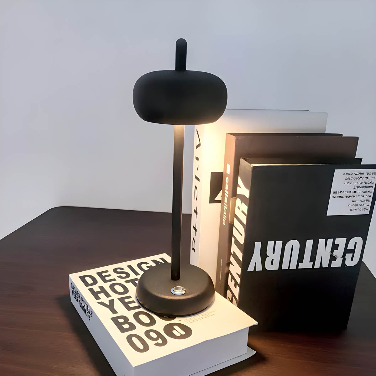 Rinova Minimalistische LED-Tischleuchte – Dimmbar Weiß für Wohnzimmer