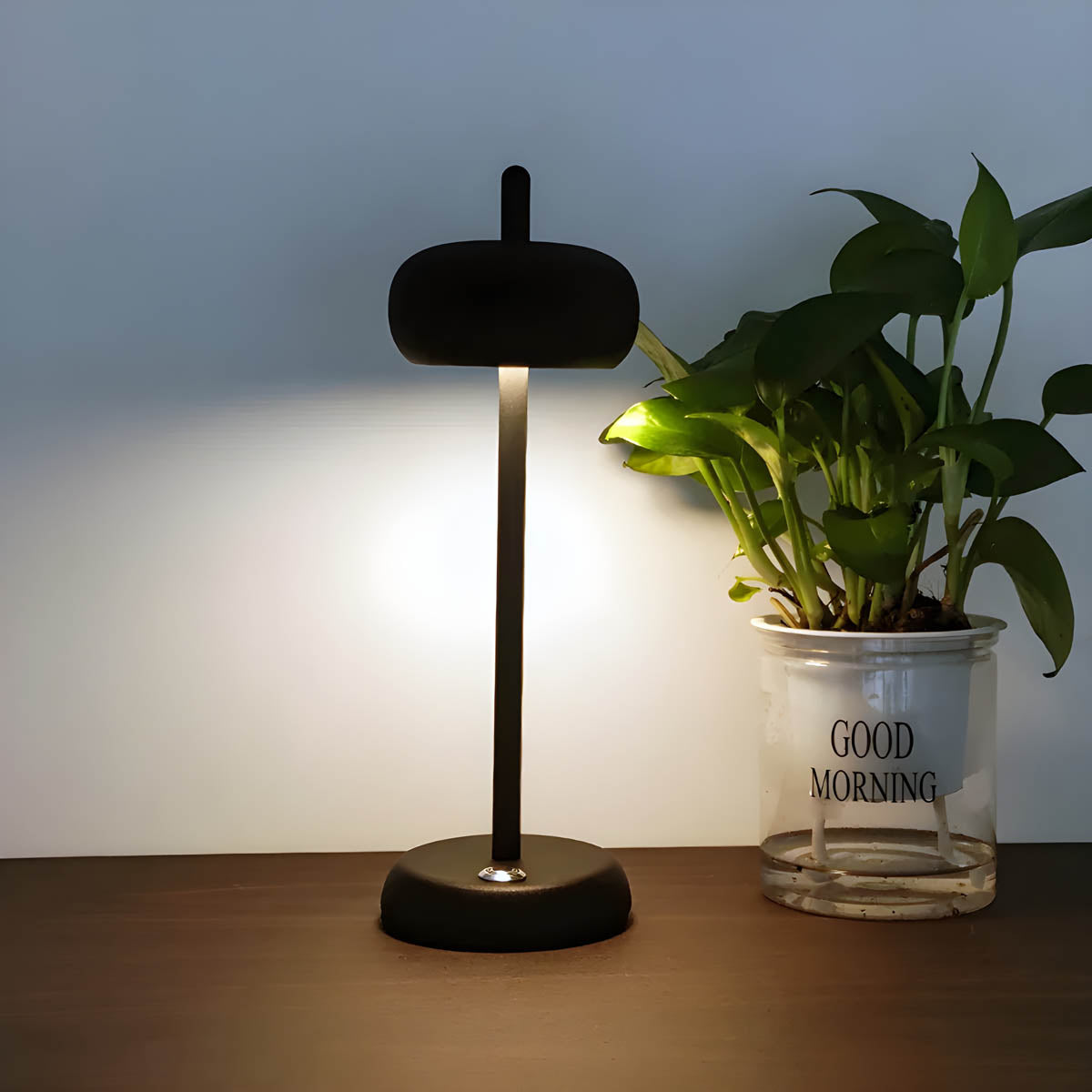 Rinova Minimalistische LED-Tischleuchte – Dimmbar Weiß für Wohnzimmer
