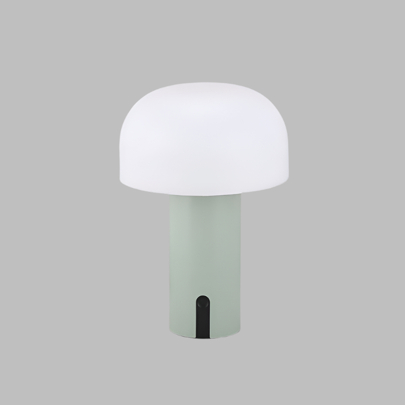 EuroPilz Tischlampe – Pilzform, Europäischer Stil, Weiß, für Wohnzimmer