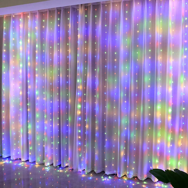 Lichterzauber – LED-Lichterkette Warmweiß Terrasse