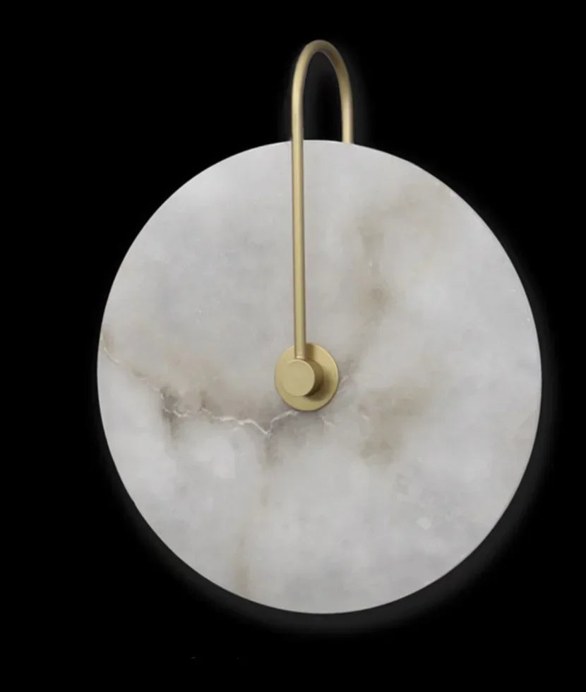 LumeRock LED-Wandleuchte mit Marmor – Modern & Elegant für Wohnzimmer