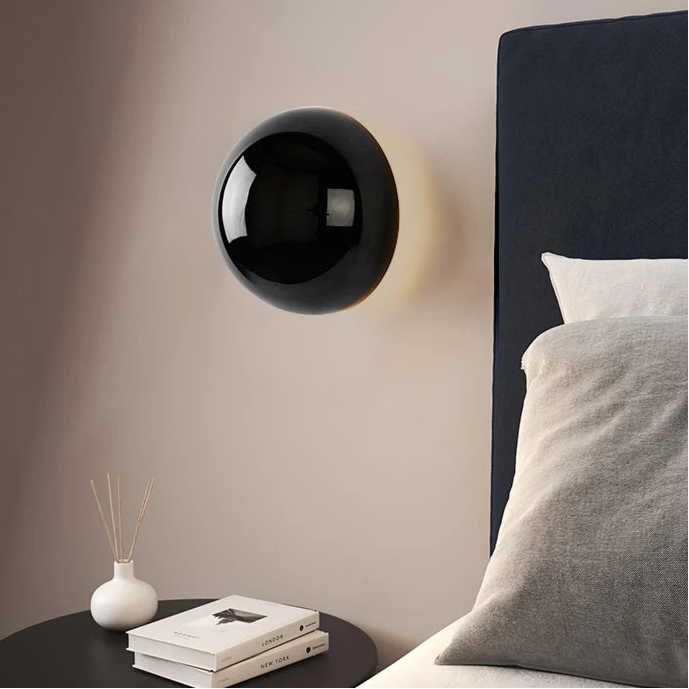 Medora Mittelalterliche Bauhaus Wandlampe – Antik Schwarz Flur