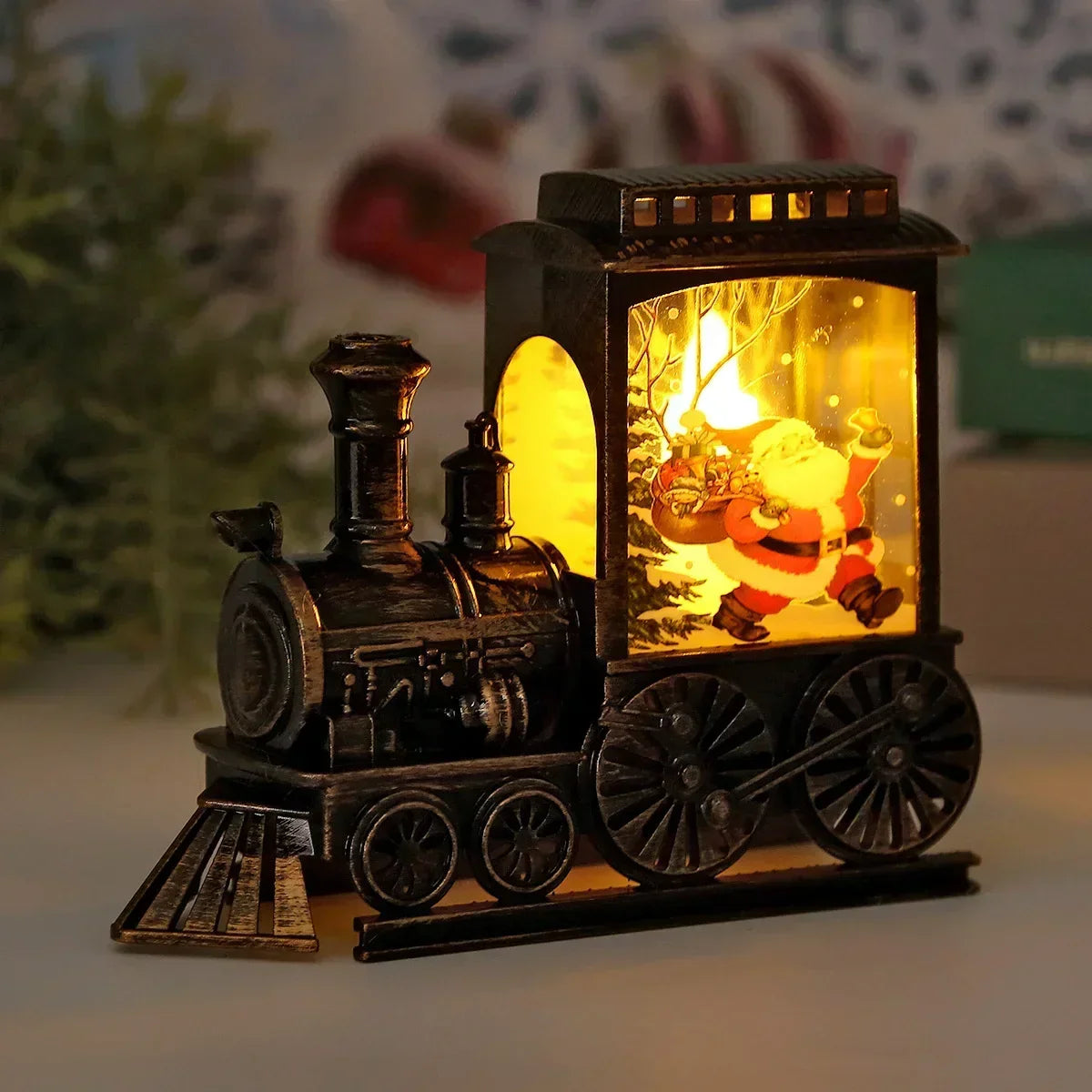 VintageGlow – Retro Laternen-Nachtlampe mit warmem Licht für Terrasse