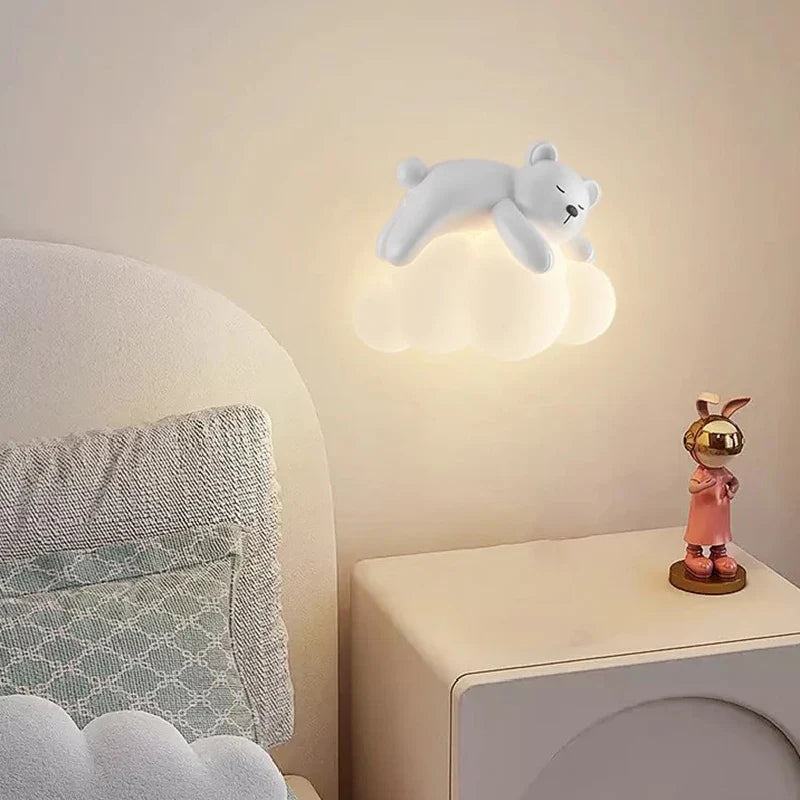 PandaGlow LED-Wandleuchte mit einstellbaren Farben