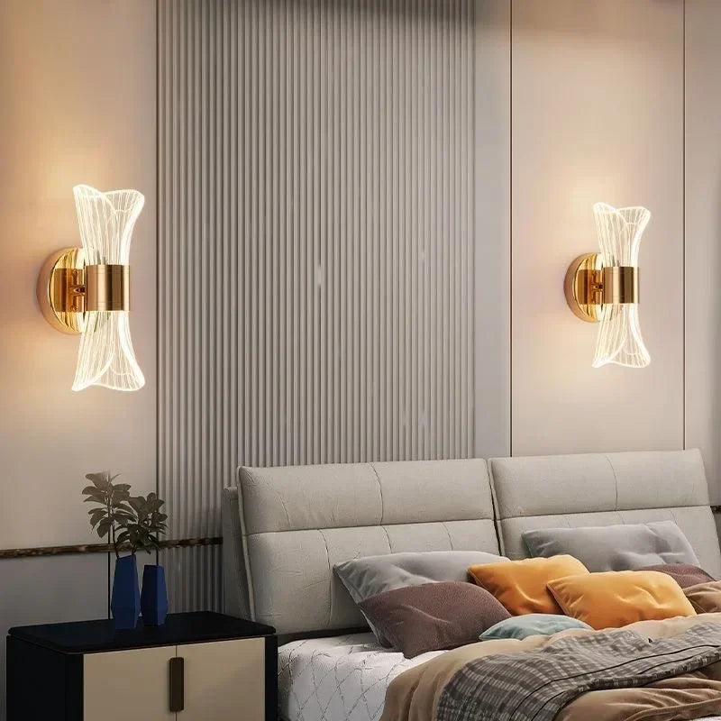 LumeWave LED-Wandleuchte – Modernes Design & Warmes Licht für Wohnzimmer & Flur