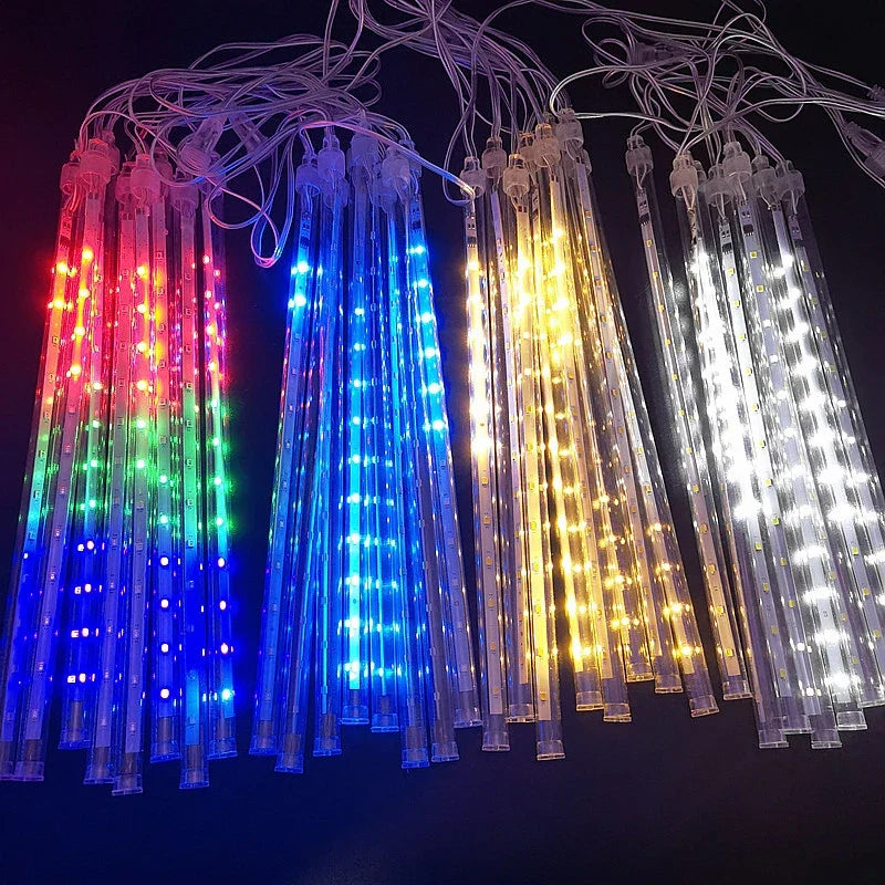 Sternenzauber – Festliche LED-Außenlichter Warmweiß Garten